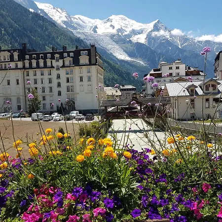 Vue Montblanc Magique En Centre-ville Avec Parking Chamonix