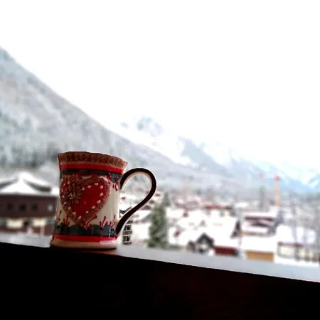 Le Chamois 5e Balcon Panoramique Montblanc Avec Parking Gratuit アパート *