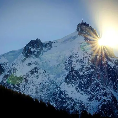Le Chamois 5e Balcon Panoramique Montblanc Avec Parking Gratuit アパート *