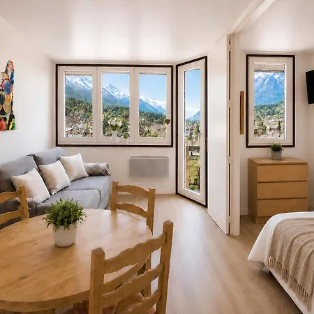 アパート Le Chamois 5e Balcon Panoramique Montblanc Avec Parking Gratuit *