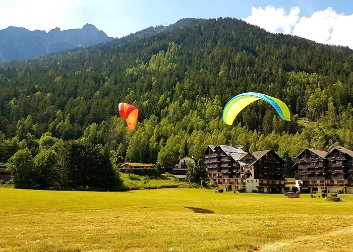 Le Chamois 5e Balcon Panoramique Montblanc Avec Parking Gratuit Apartament